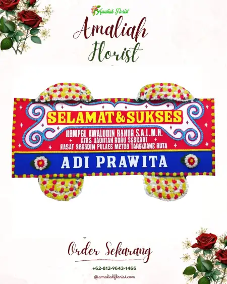 Papan Bunga Ucapan Selamat Air Tawar Barat